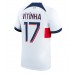 Maillot de foot Paris Saint-Germain Vitinha #17 Extérieur vêtements 2023-24 Manches Courtes